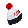 Red Machine Men's hat with pompom