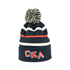 SKA hat with pompom