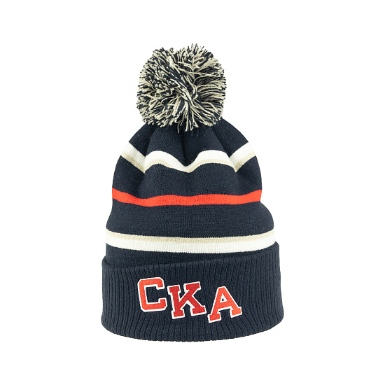 SKA hat with pompom