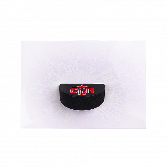SKA sticker puck for glass