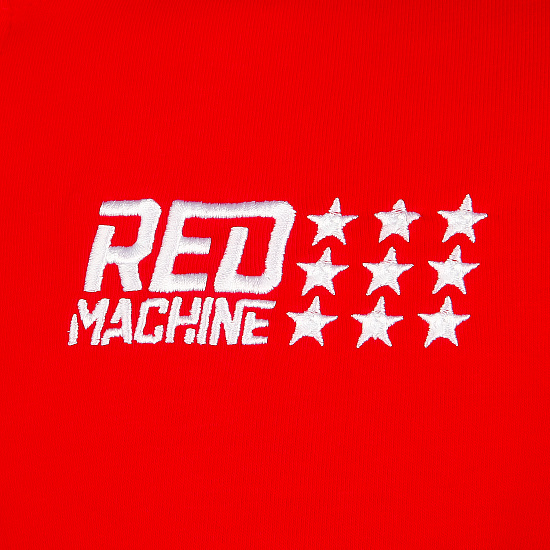 Men's zip up hoodie Red Machine