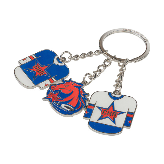 Metal triple keychain SKA