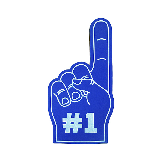 SKA blue fan-hand