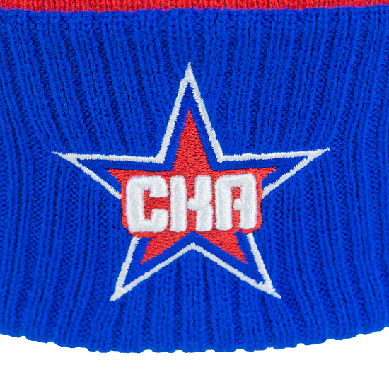 Шапка с помпоном СКА