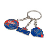 Metal triple keychain SKA