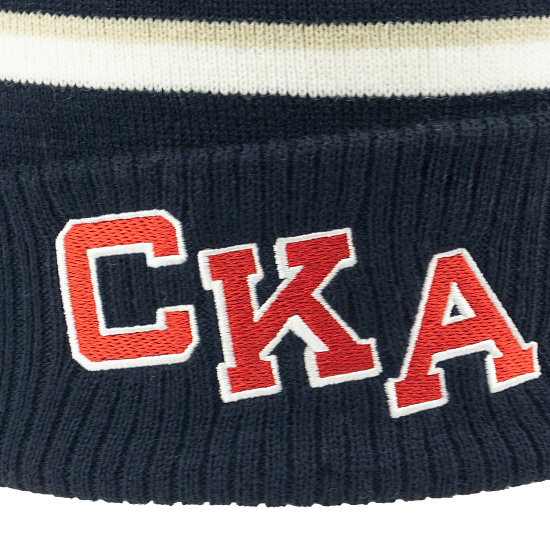 SKA hat with pompom