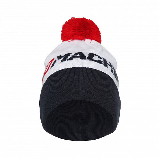Red Machine Men's hat with pompom